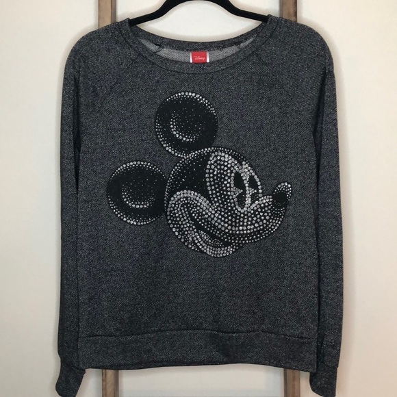[DISNEY] Mickey Sparkly Bling Sweatshirt - Picture 1 of 7